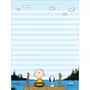 Bloco de Papel para Carta com 50 Folhas Azul Snoopy Tilibra