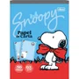 Bloco de Papel para Carta com 50 Folhas Vermelho Snoopy Tilibra