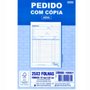 Bloco de Pedido 1 Via com Cópia 1/36 Azul 104x143mm 50 Folhas S. Domingos