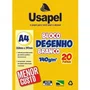 Bloco Desenho Branco A-4 140g Com 20 Folhas Usapel