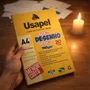 Bloco Desenho Branco A-4 140g Com 20 Folhas Usapel