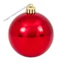 Bola Natal Decorada Vermelha 8 cm Ref. EG01 P2 8001A Unidade