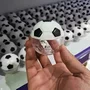 Bola Plástica Futebol para Lembrancinha 6 cm com 12 Unidades – Ref. M242220