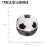 Bola Plástica Futebol para Lembrancinha 6 cm com 12 Unidades – Ref. M242220