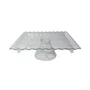 Boleira Quadrada 24x8cm Cristal Massari