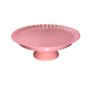Boleira Redonda Rosa Bebe 23x8cm Massari