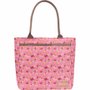 Bolsa Tote Rosa Claro Com Flores Jolie Classic Tilibra