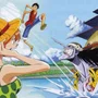 Borracha Escolar Branco One Piece Tris