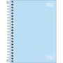 Caderno Colegial Cores 80 Folhas Azul Zip Tilibra