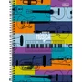 Caderno de Música Espiral Universitário Capa Dura 80fls Sortido Tilibra