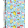 Caderno 1/4 Feminino 200 Folhas Azul D+ Tilibra