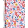 Caderno 1/4 Feminino 200 Folhas Colorido D+ Tilibra