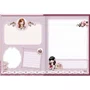 Caderno Broch Coleg Jolie Decorado Rosa 160 Fls Tilibra