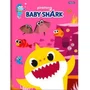 Caderno Brochura Univ CD 96fls Rosa Baby Shark Foroni