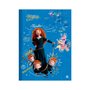 Caderno Brochura Universitário Capa Dura 80 Folhas Azul Merida Emoções Flik Pixar Animativa