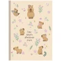 Caderno Brochurão Capa Dura Capivara Rosa Capivara Capycuties 80 Folhas Animativa