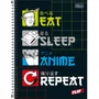 Caderno CD Universitário Anime Flip+ Masculino 200 Folhas Tilibra