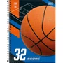 Caderno CD Universitário Azul Basquete Score 80 Folhas Tilibra