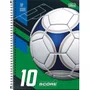 Caderno CD Universitário Verde Futebol Score 80 Folhas Tilibra