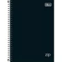 Caderno Colegial Capa Dura Preto 160 Fls Zip Tilibra