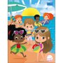 Caderno de Caligrafia Brochura Capa Dura 40 Fls Colorido Piscina Sapeca Tilibra