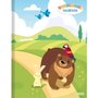 Caderno de Caligrafia CD Dominguinhos 40 Folhas Marrom Urso Animativa