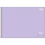 Caderno de Desenho Cores 80 Folhas Lilás Zip Tilibra