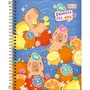 Caderno de Desenho Espiral Capa Dura 80 Folhas Azul Capy Club Tilibra