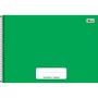 Caderno de Desenho Espiral Capa Dura 80 Folhas Verde Pepper Tilibra