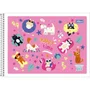 Caderno de Desenho Espiral Capa Flexível 96 Folhas Rosa Cachorros D+ Tilibra