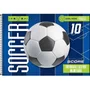 Caderno de Desenho Futebol CD Score Soccer 80 Folhas Tilibra