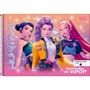 Caderno Desenho Tilibra Guerreiras K-Pop Meninas 80 Fls