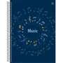 Caderno de Música Espiral Univ CD 80fls Sortido Animativa
