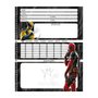 Caderno Deadpool Universitário 160 Folhas Preto Animativa