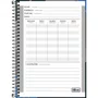 Caderno Espiral 1/4 Capa Dura 200 Folhas Azul Basquete D+ Tilibra
