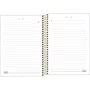 Caderno Espiral 1/4 Capa Dura 80 Folhas Azul Jolie Tilibra