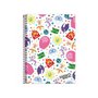 Caderno Espiral Capa Dura 160 Fls Branca Divertidamente 2 Foroni