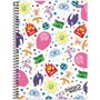 Caderno Espiral Capa Dura 160 Fls Branca Divertidamente 2 Foroni