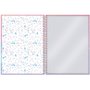 Caderno Espiral Capa Dura 80 Fls Colorido Cute Stitch Foroni