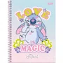 Caderno Espiral Capa Dura 80 Fls Colorido Love is Magic Stitch Foroni