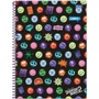 Caderno Espiral Capa Dura 80 Fls Preto Divertidamente 2 Foroni