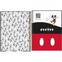 Caderno Espiral Colegial CD 80fls Preto Mickey Tilibra