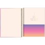 Caderno Esp Colegial CD 80fls Rosa Metal Great Tilibra