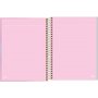Caderno Esp Colegial CD 80fls Rosa Metal Great Tilibra