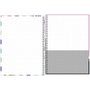 Caderno Espiral Univ CD 200fls Branco Lovely Friend Tilibra