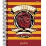 Caderno Espiral Univ CD 96fls Vermelho Harry Potter Jandaia
