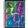 Caderno Espiral Universitário 160 Fls Colorido Personagens DreamWorks Animativa