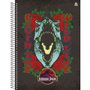 Caderno Espiral Universitário 160 Fls Preto Jurassic Park Animativa
