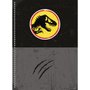 Caderno Espiral Universitário 80 Fls Marrom Jurassic Park Animativa