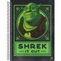 Caderno Espiral Universitário 80 Fls Verde Shrek DreamWorks Animativa